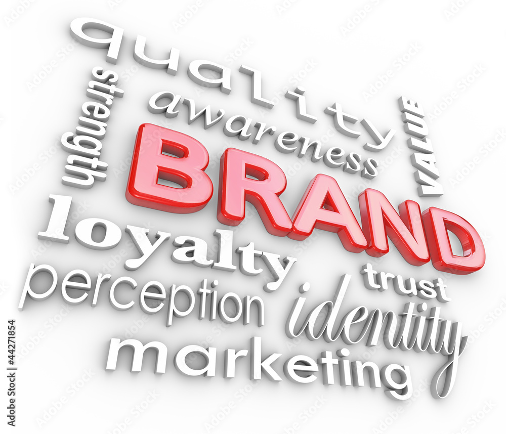 Brand Marketing Words Awareness Loyalty Branding