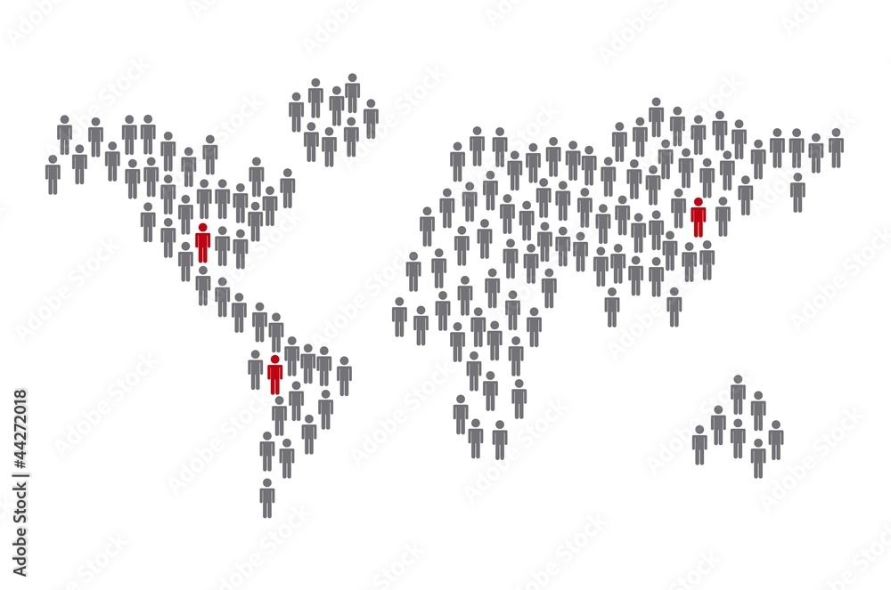 map with men map with men