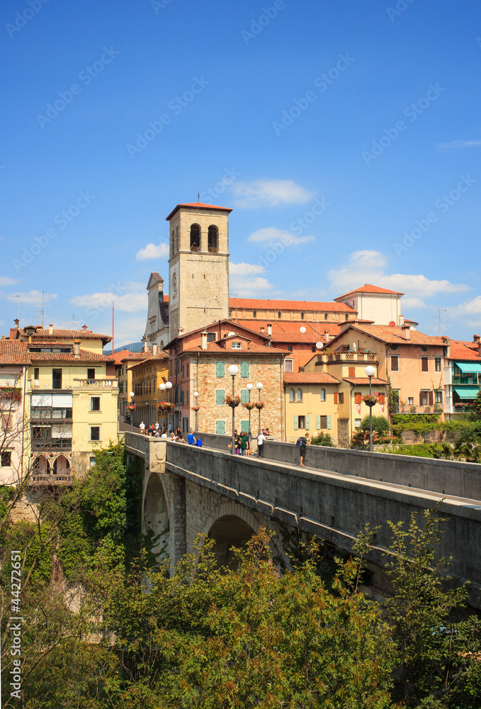 View of the Devil bridge, Cividale del Friuli