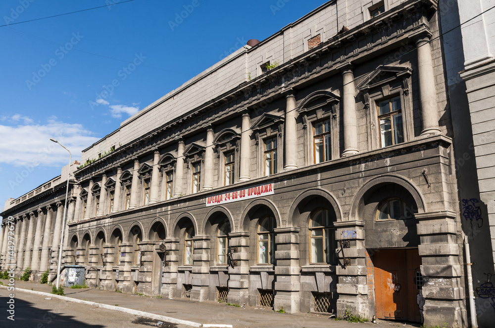 Fototapeta premium Центральная улица Омска