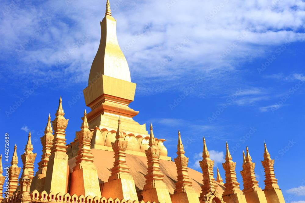 Naklejka premium Capital of laos