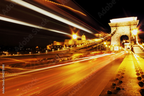 Chain Bridge at night Budapest © Phish Photography