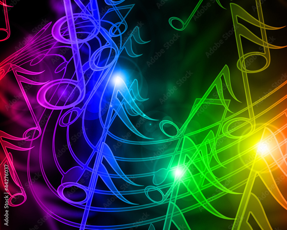 Obraz premium music notes
