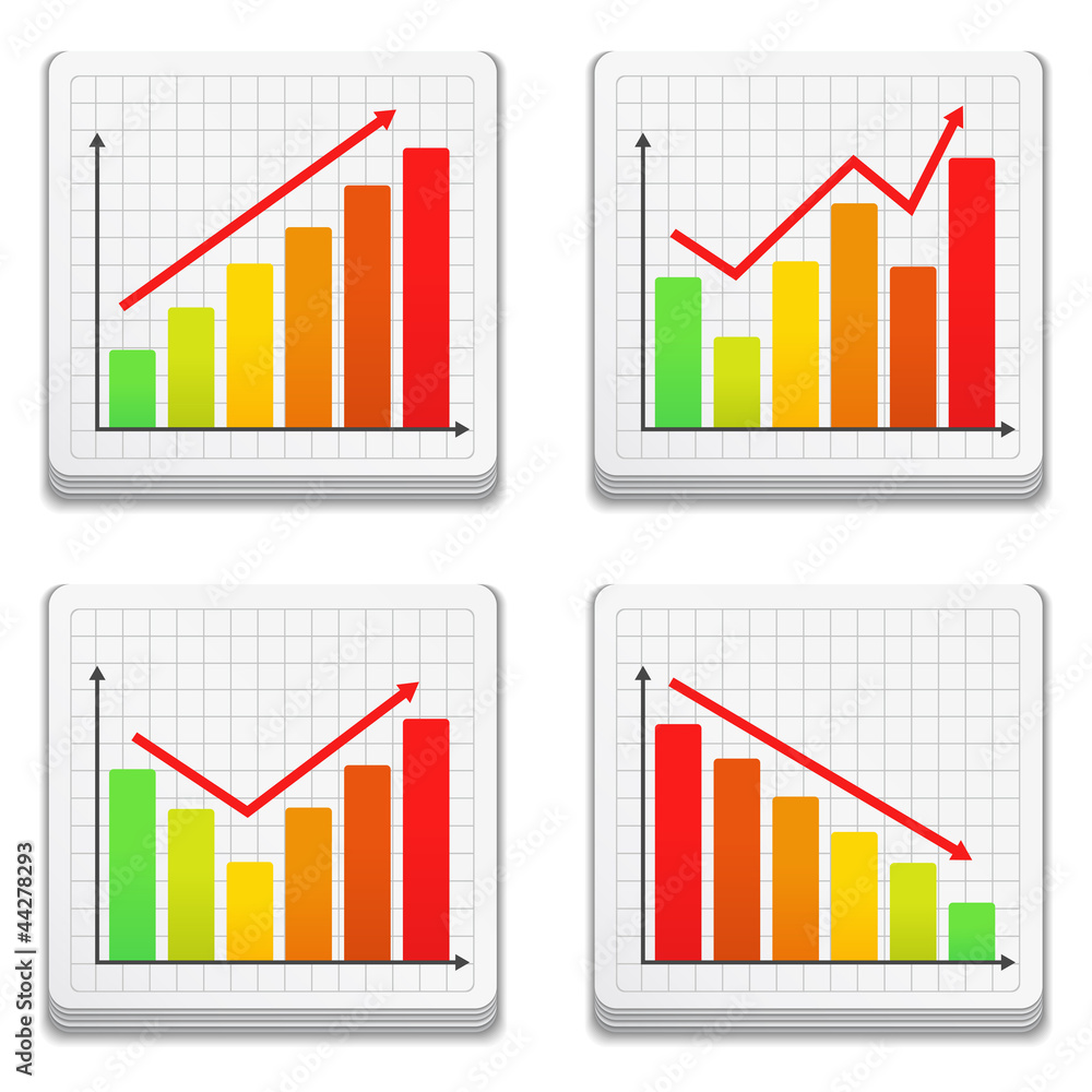 Graphs icons Graphs icons