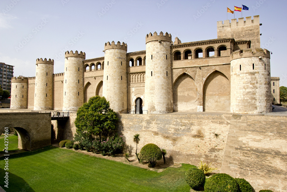 The Aljaferia palace in Zaragoza