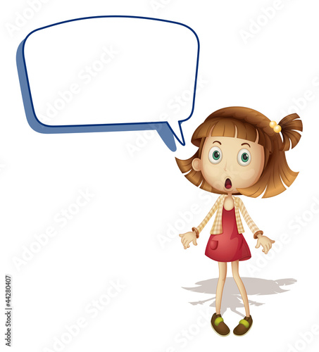 Girl and call out