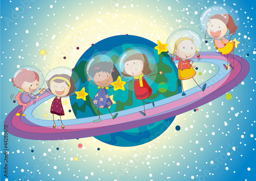 kids on planet