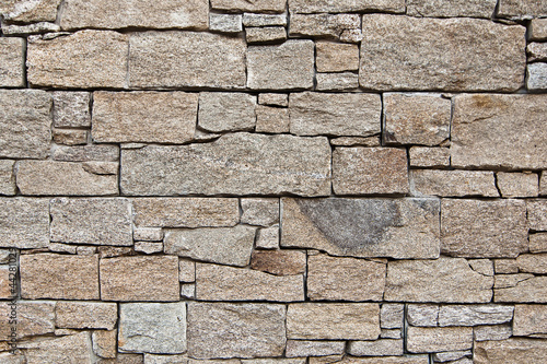 stone wall with rectangle stones
