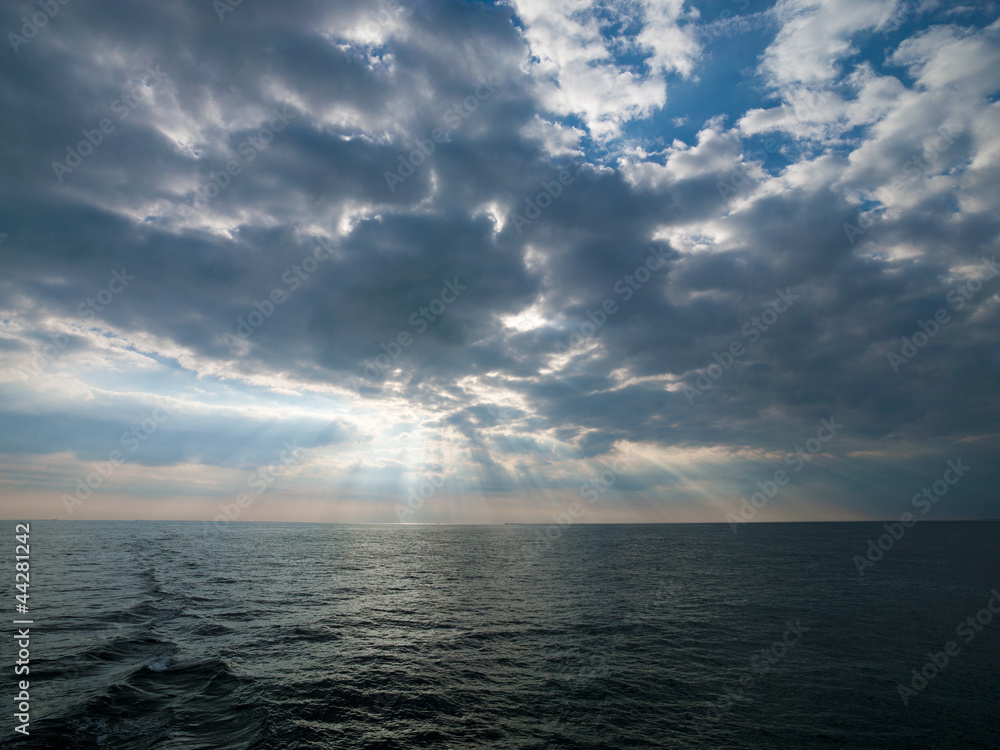 sunset sunrays sunset sunrays