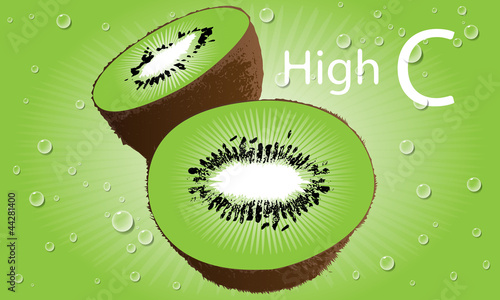 Kiwi Fruit Vector