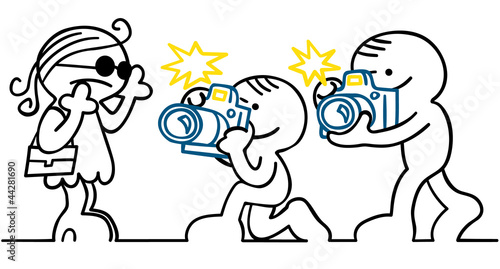 figur mit paparazzis