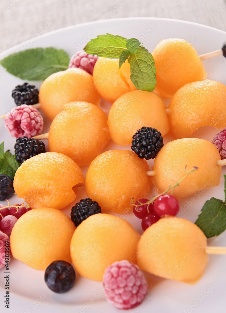 melon and berries fruits melon and berries fruits