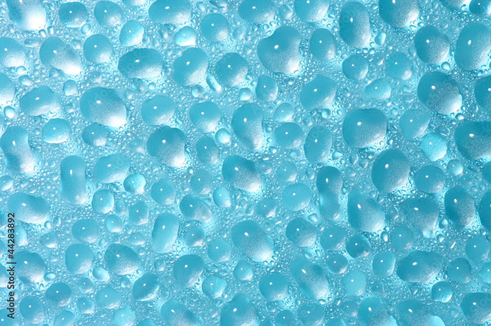 Large water drops