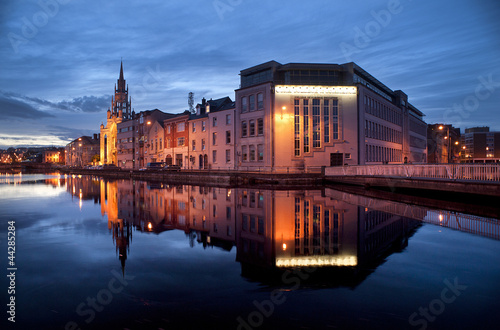 river lee reflection at twilight