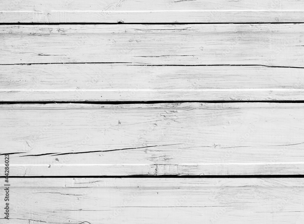 Obraz premium Weathered white wood