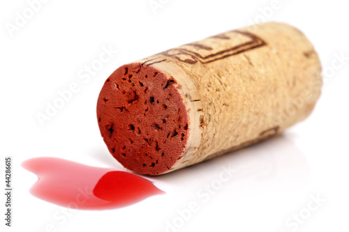 Red wine cork photo