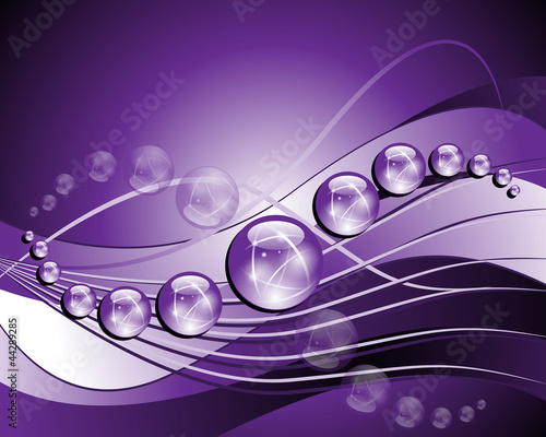 Purple Vector Background Illustration