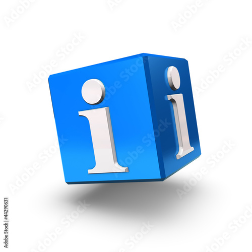 Blue Info Box Backward