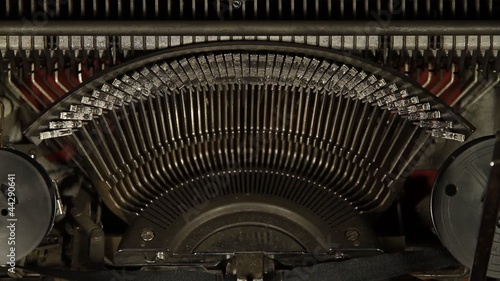 Printing on old typewriter