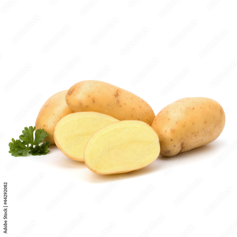 New potato and green parsley New potato and green parsley