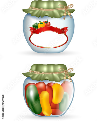 Peperoni in vasetto