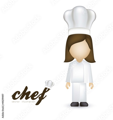 chef with white hat