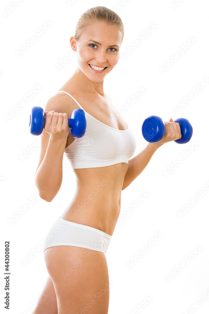 Portrait of fitness woman Portrait of fitness woman