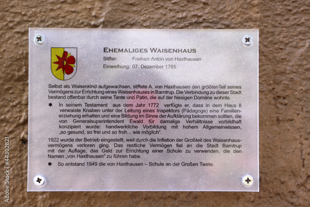 Naklejka premium Ehemaliges Waisenhaus in Barntrup