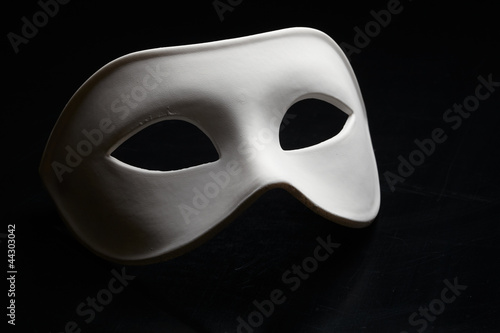 white mask