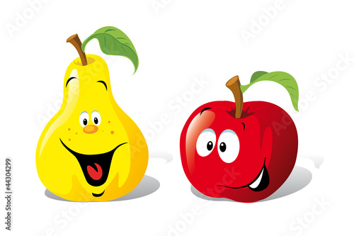 apple and pear