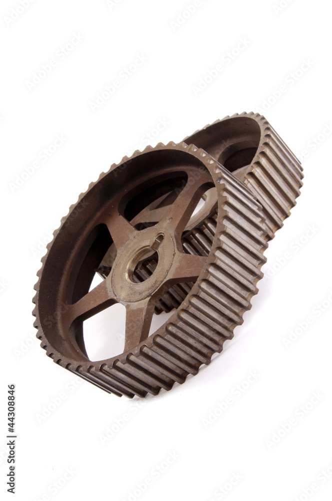 Old sports pulleys for a camshaft Old sports pulleys for a camshaft