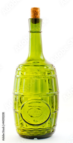 Empty wine bottle