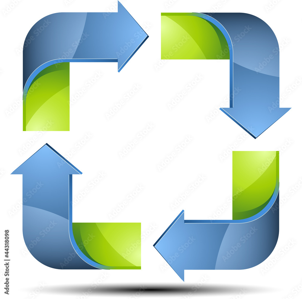 Recycle Arrows sign Recycle Arrows sign
