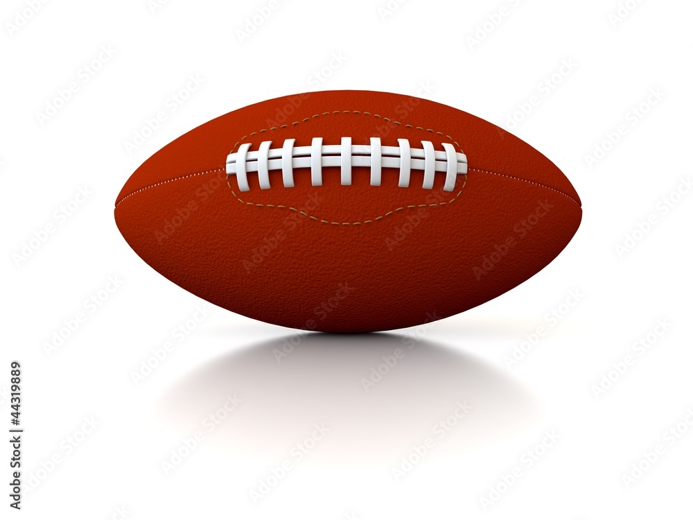 3d rugby ball isolated on white background 3d rugby ball isolated on white background