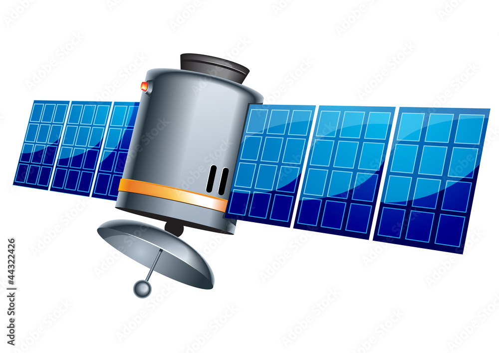 Naklejka premium Earth satellite