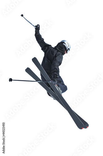Ski jumper in black