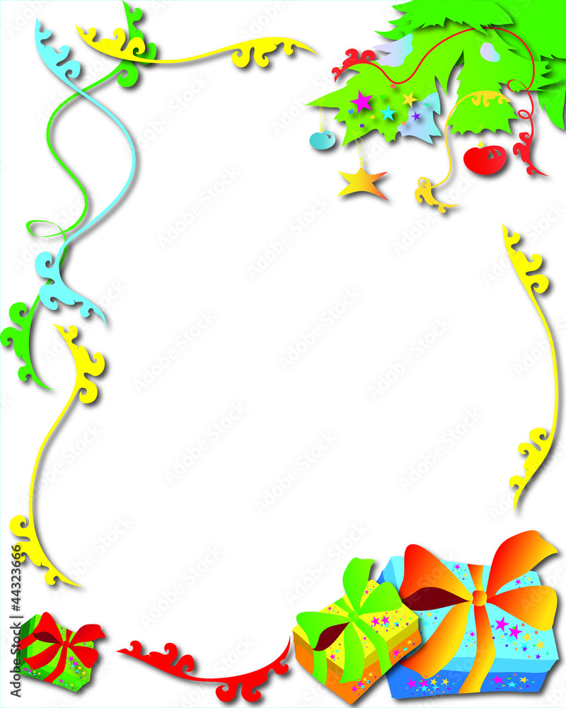 Obraz premium Christmas, new year ,background