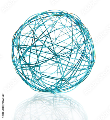 beautiful decorative ball  isolated on white