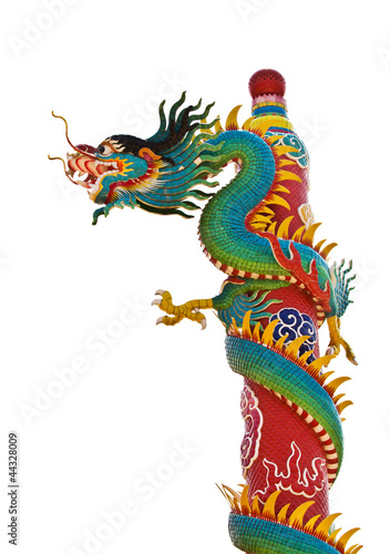 Chinese style dragon statue 