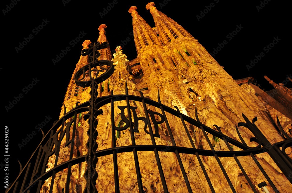 Obraz premium Sagrada Familia in Barcelona, Spain