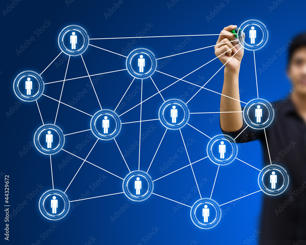 drawing social network structure drawing social network structure