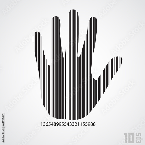 barcode hand