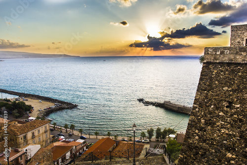 Pizzo Calabro al Tramonto - Calabria, Italia photo