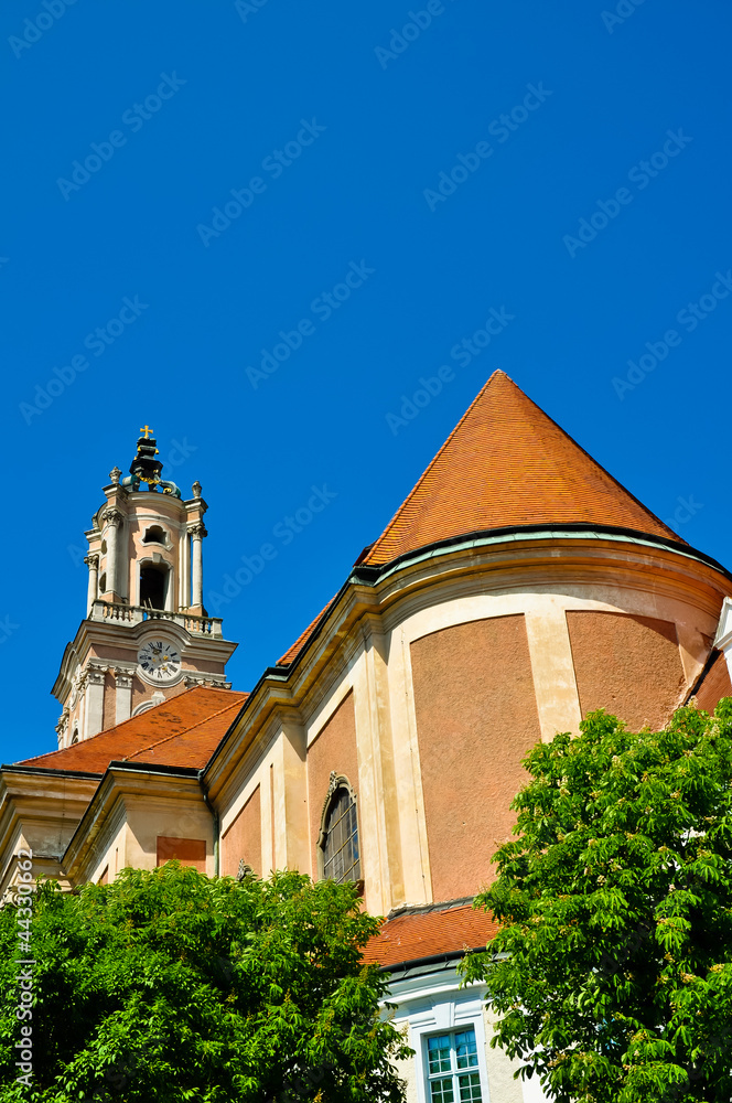 ornamented baroque church steeple