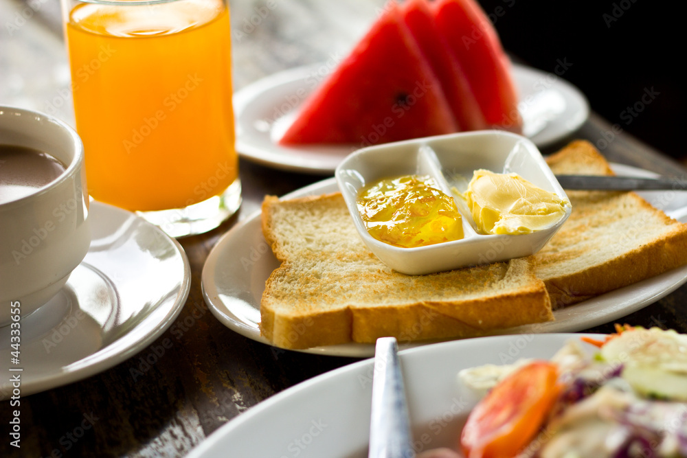pile of toast for breakfast pile of toast for breakfast