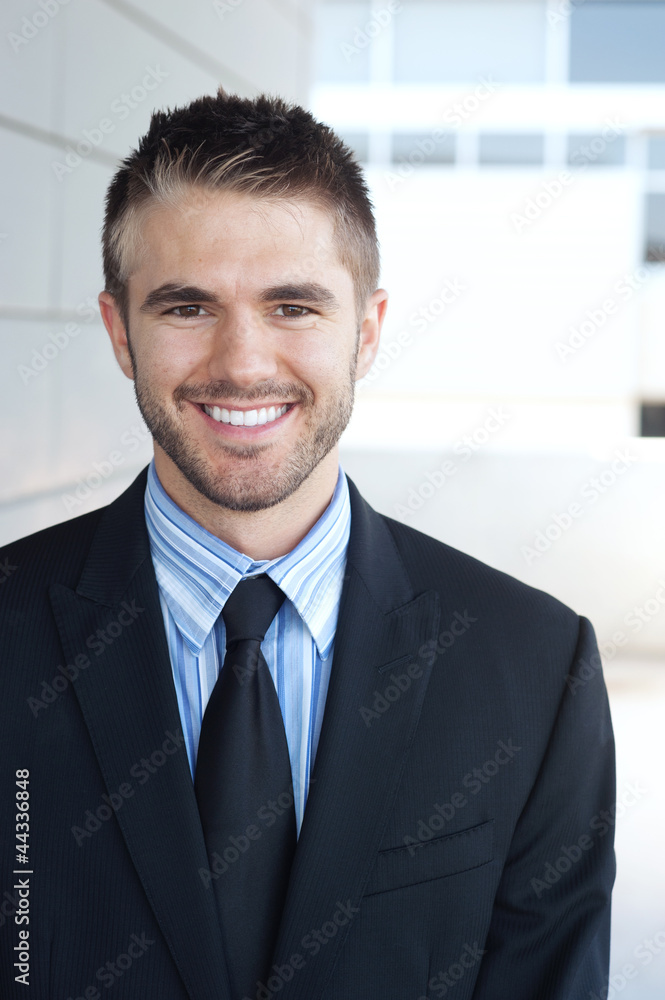 portrait of a handsome young businessman portrait of a handsome young businessman
