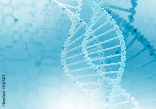 DNA strand illustration photo