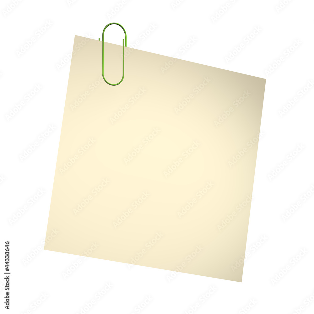 Büroklammer Notiz Büroklammer Notiz