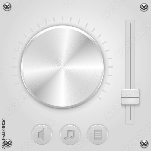 Tableau sur toile Vector mixer volume control