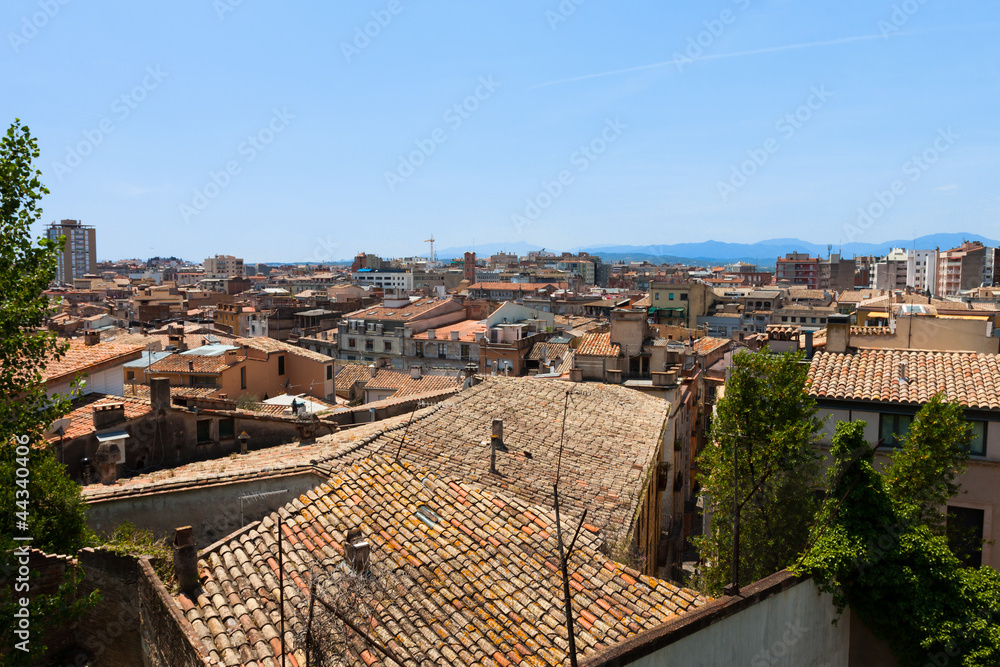 View from the roof on Girona old town
